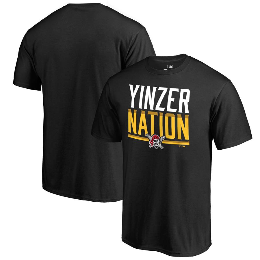Pittsburgh Pirates Fanatics Branded Hometown Collection Yinzer Nation T-Shirt - Black