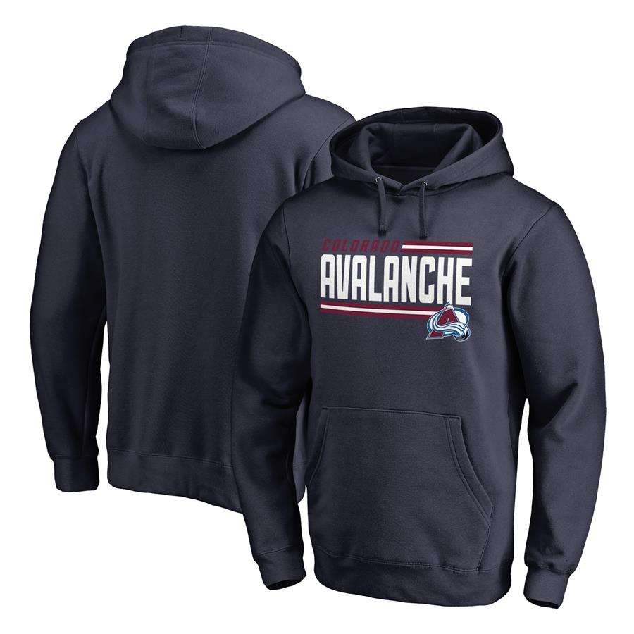 Худи Colorado Avalanche Fanatics Branded Iconic Collection On Side Stripe (тёмно-синий)
