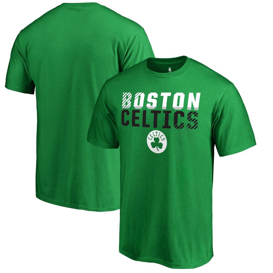 Boston Celtics Fanatics Branded Fade Out T-Shirt - Kelly Green