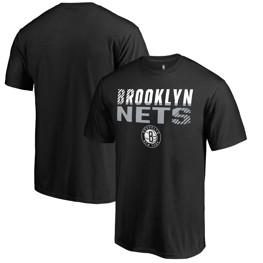 Brooklyn Nets Fanatics Branded Fade Out T-Shirt - Black