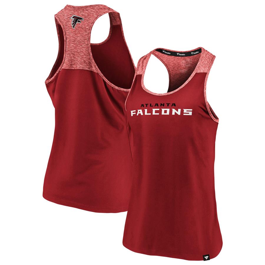 Atlanta Falcons NFL Pro Line by Fanatics Branded Women's Made to Move Racerback Tank Top - Red
