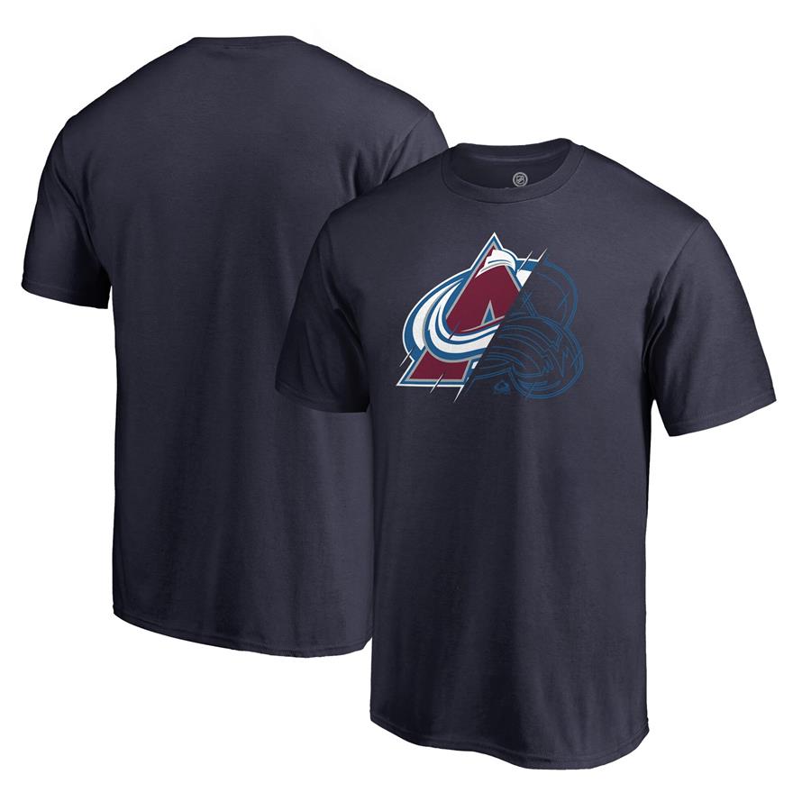 Colorado Avalanche Fanatics Branded X-Ray T-Shirt - Navy