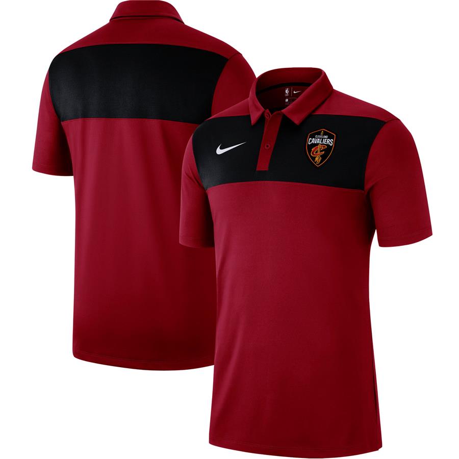 Cleveland Cavaliers Nike Statement Coaches Polo - Wine