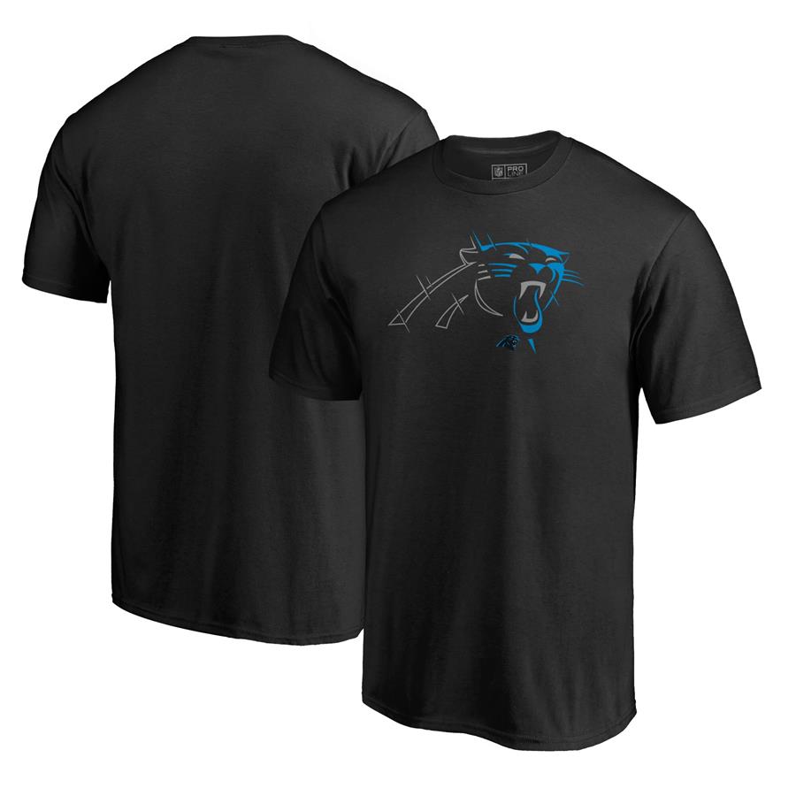 Carolina Panthers NFL Pro Line by Fanatics Branded X-Ray T-Shirt - Black