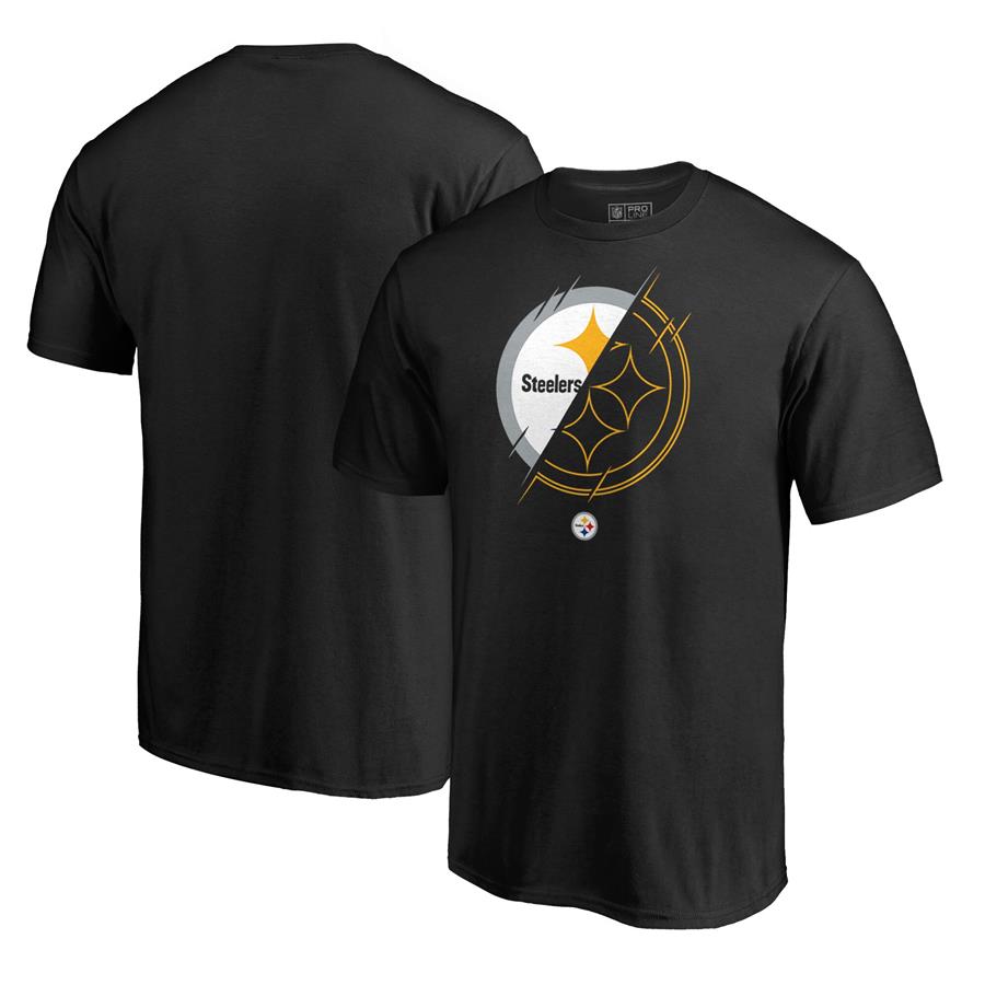 Pittsburgh Steelers NFL Pro Line by Fanatics Branded X-Ray T-Shirt - Black
