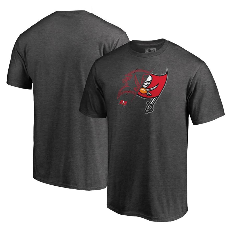 Tampa Bay Buccaneers NFL Pro Line by Fanatics Branded X-Ray T-Shirt - Heathered Gray