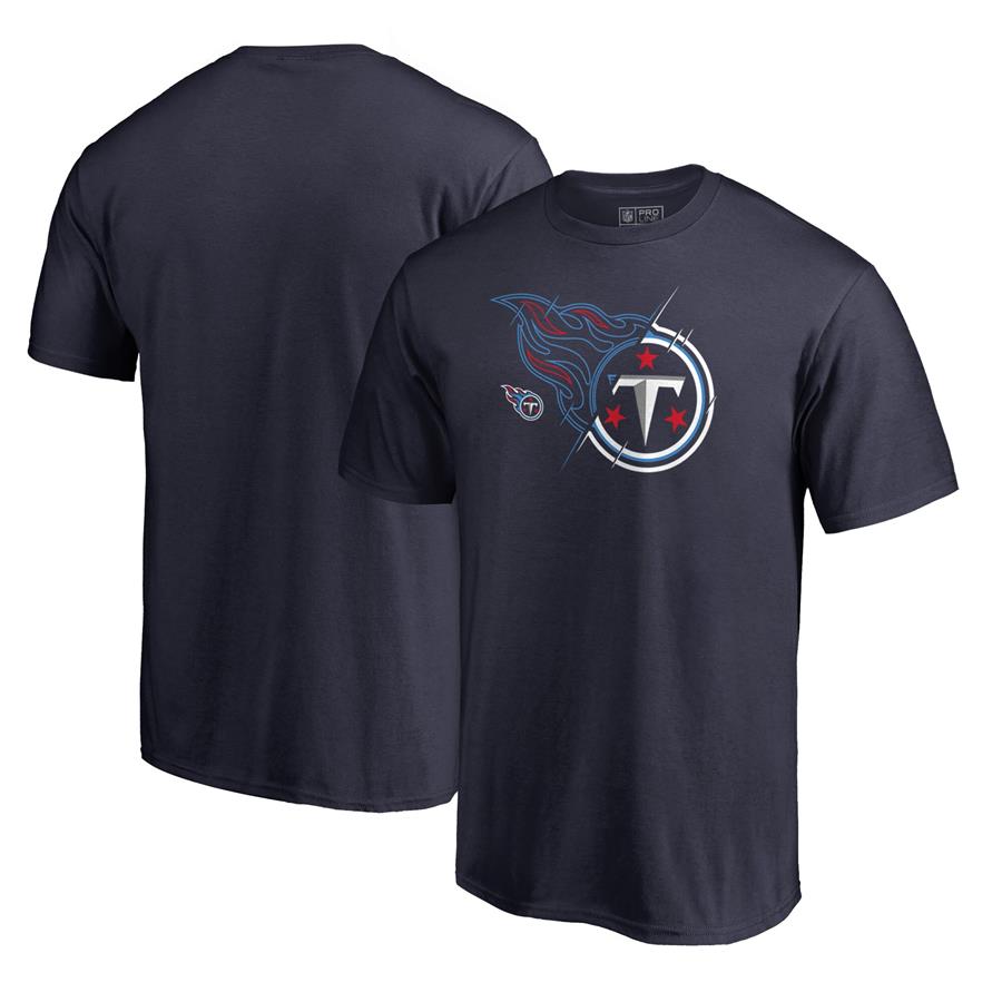 Tennessee Titans NFL Pro Line by Fanatics Branded X-Ray T-Shirt - Navy
