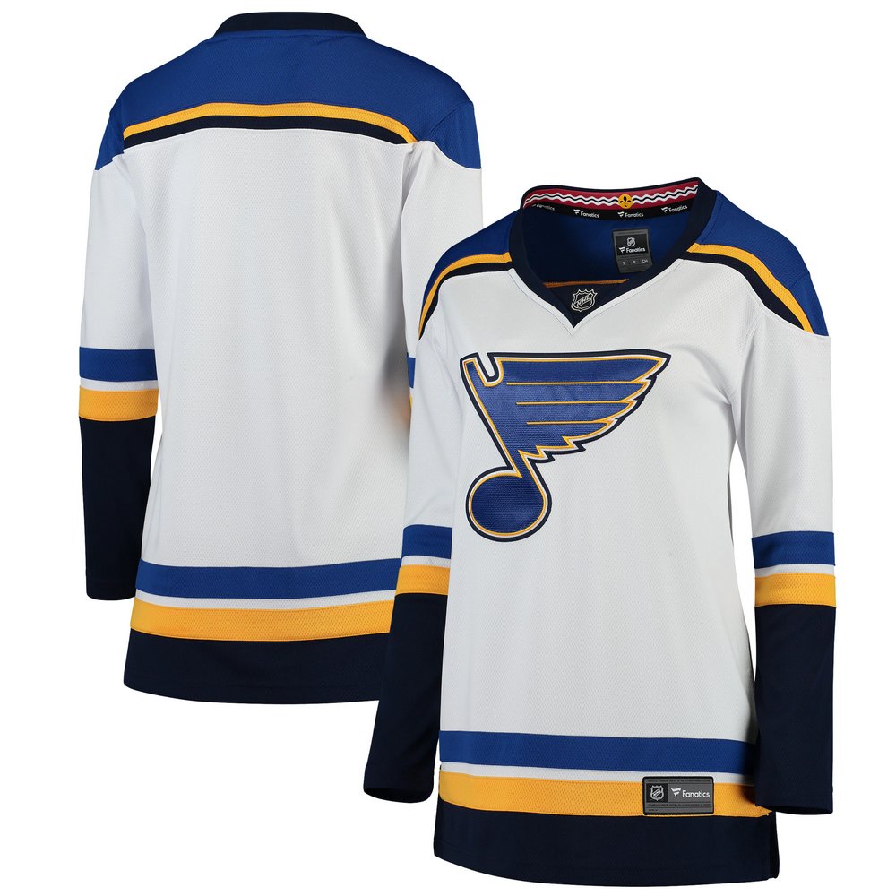 St. Louis Blues Fanatics Branded Women's Away Breakaway Jersey - White