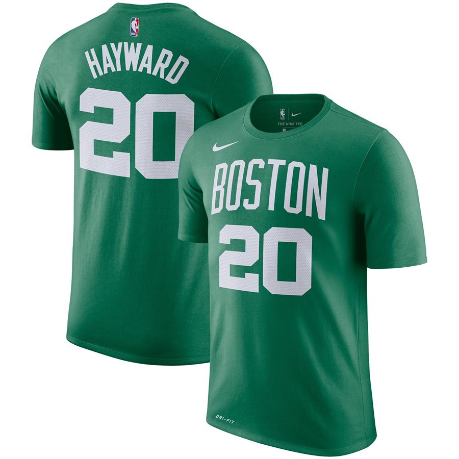 Gordon Hayward Boston Celtics Nike Name & Number Performance T-Shirt - Green