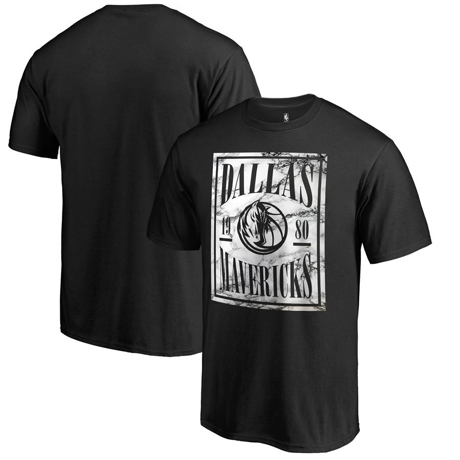 Fanatics Branded Dallas Mavericks Black Court Vision T-Shirt