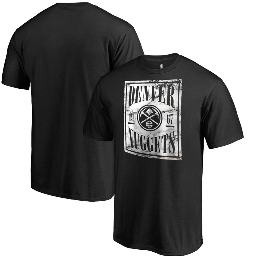 Fanatics Branded Denver Nuggets Black Court Vision T-Shirt