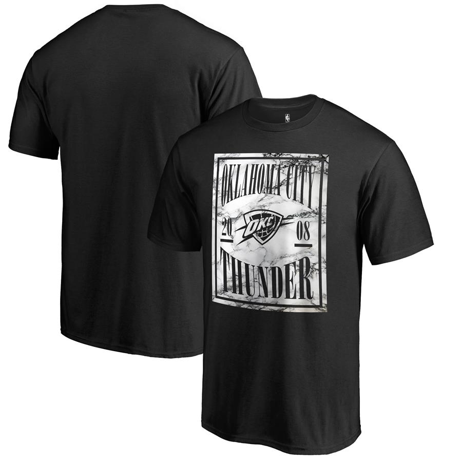 Fanatics Branded Oklahoma City Thunder Black Court Vision T-Shirt