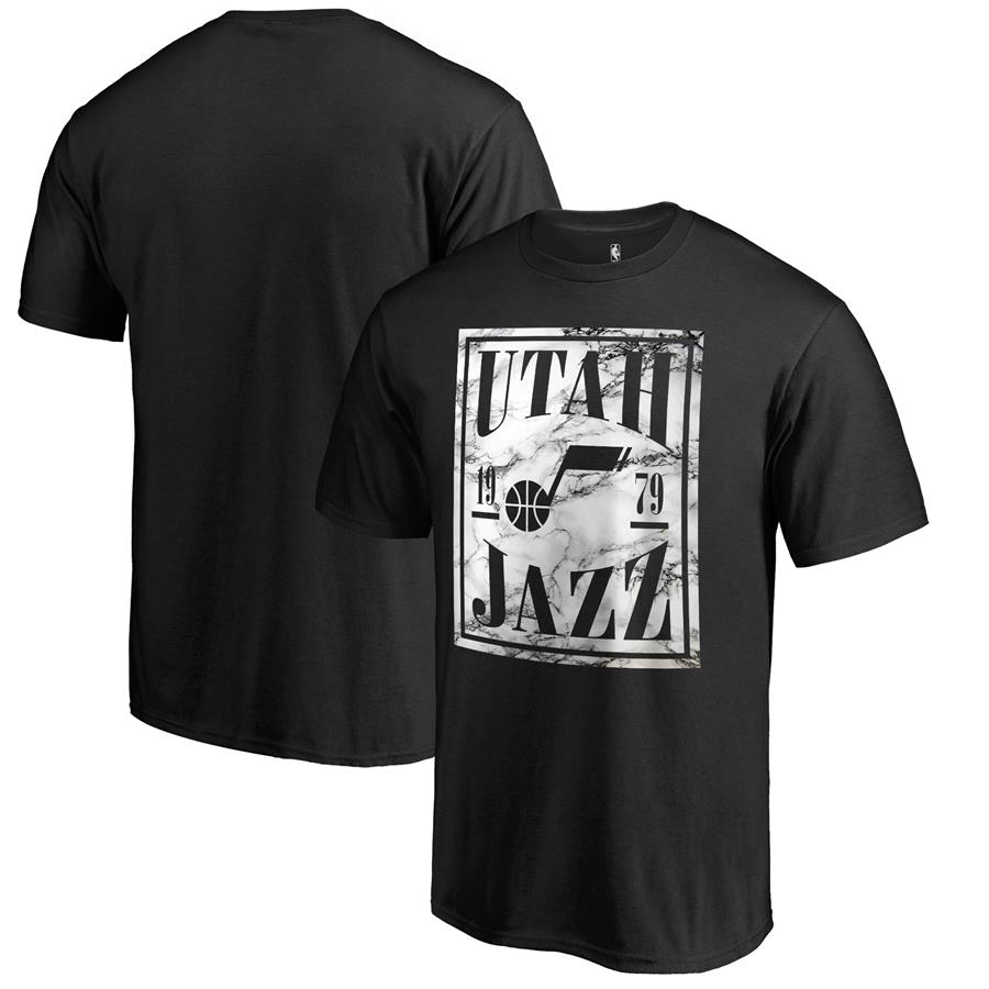 Fanatics Branded Utah Jazz Black Court Vision T-Shirt