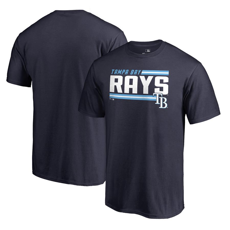 Футболка Tampa Bay Rays Fanatics Branded Onside Stripe (тёмно-синий)