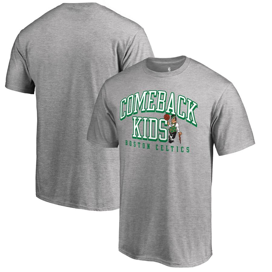 Boston Celtics Fanatics Branded Comeback Kids T-Shirt - Heathered Gray