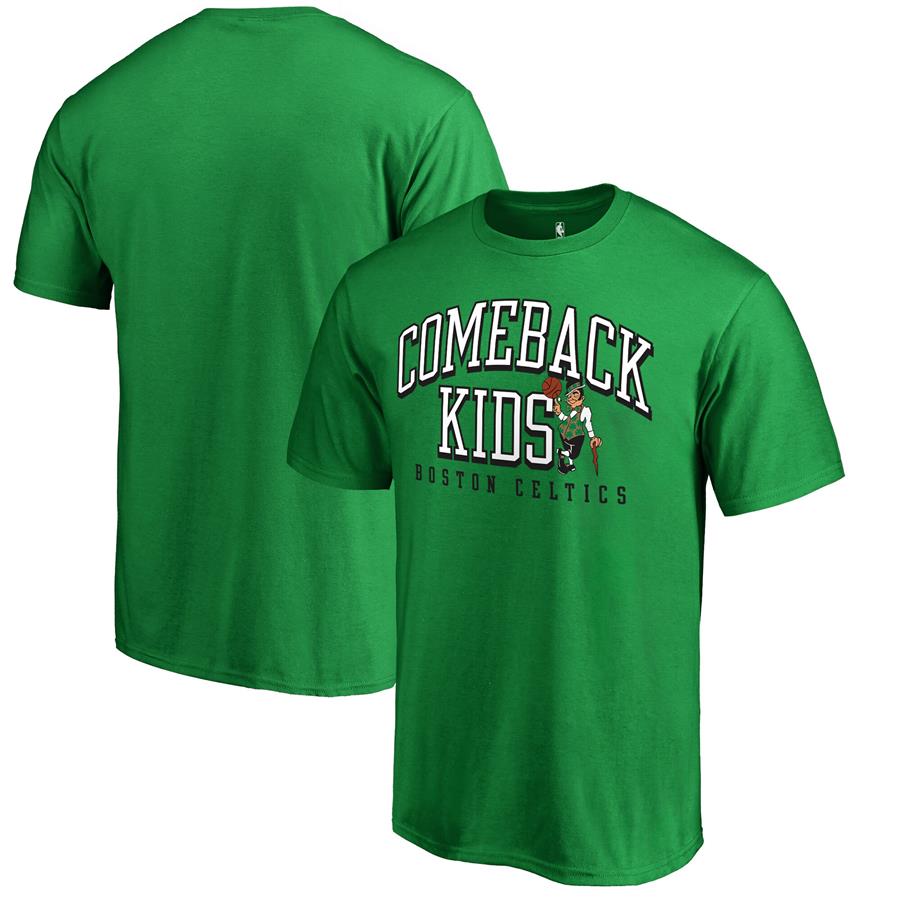 Boston Celtics Fanatics Branded Comeback Kids T-Shirt - Kelly Green