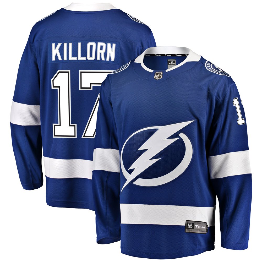 Alex Killorn Tampa Bay Lightning Fanatics Branded Home Breakaway Player Jersey - Blue