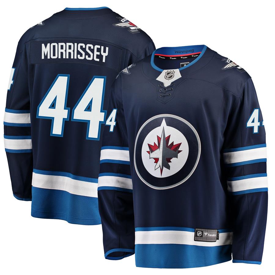 Josh Morrissey Winnipeg Jets Fanatics Branded Breakaway Replica Jersey - Navy