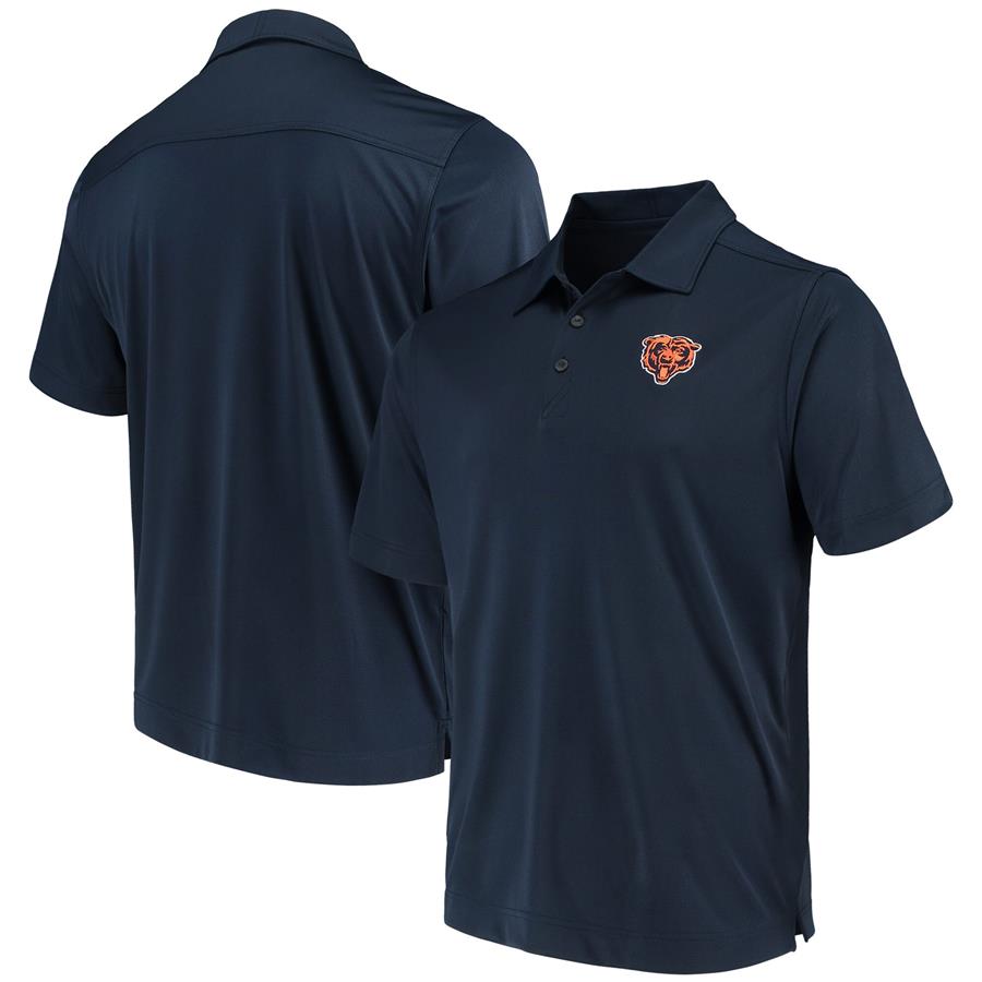Chicago Bears Cutter & Buck Vintage DryTec Northgate Polo - Navy
