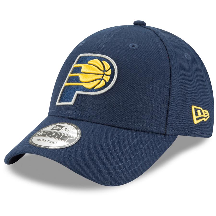 Кепка Indiana Pacers New Era Official Team Color The League 9FORTY Adjustable (тёмно-синий)