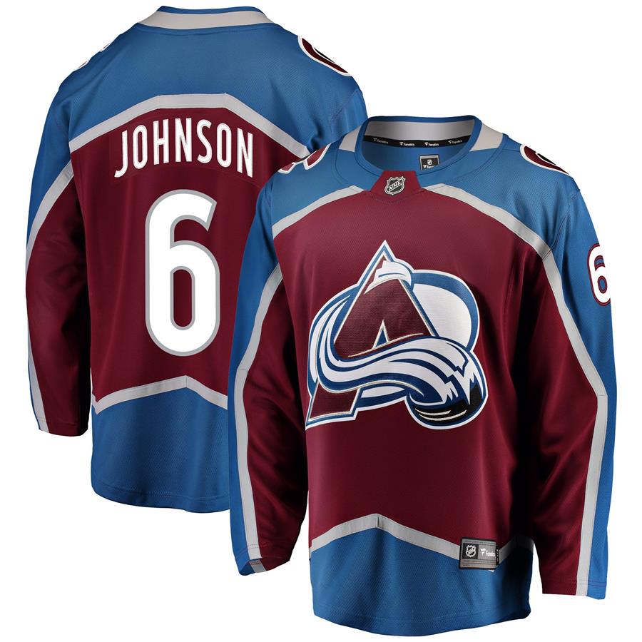 Erik Johnson Colorado Avalanche Fanatics Branded Breakaway Player Jersey - Burgundy