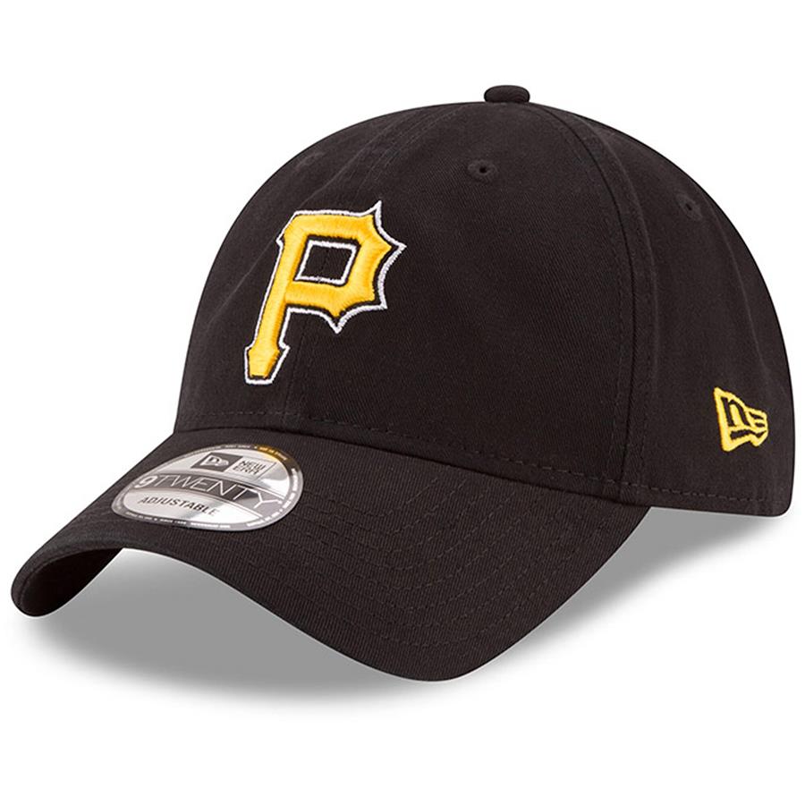 Pittsburgh Pirates New Era Alternate Replica Core Classic 9TWENTY Adjustable Hat - Black