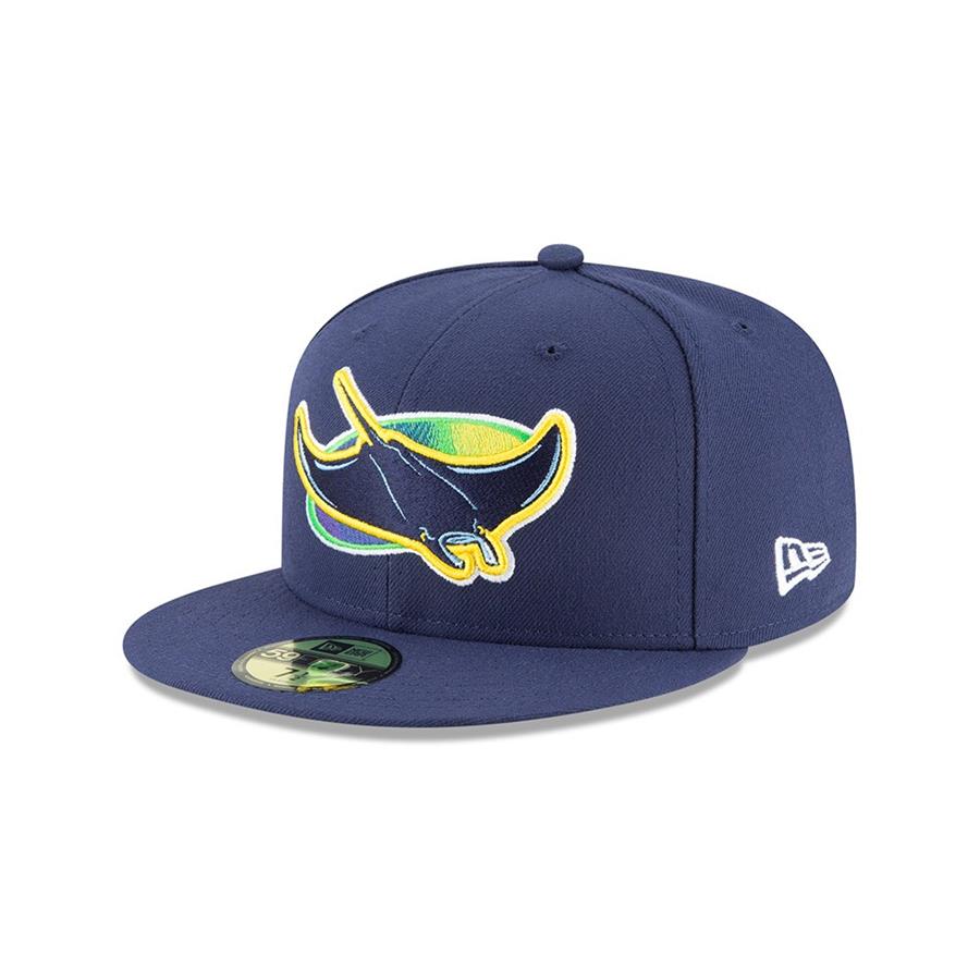 Кепка Tampa Bay Rays New Era Alternate Authentic Collection On-Field 59FIFTY Fitted (тёмно-синий)
