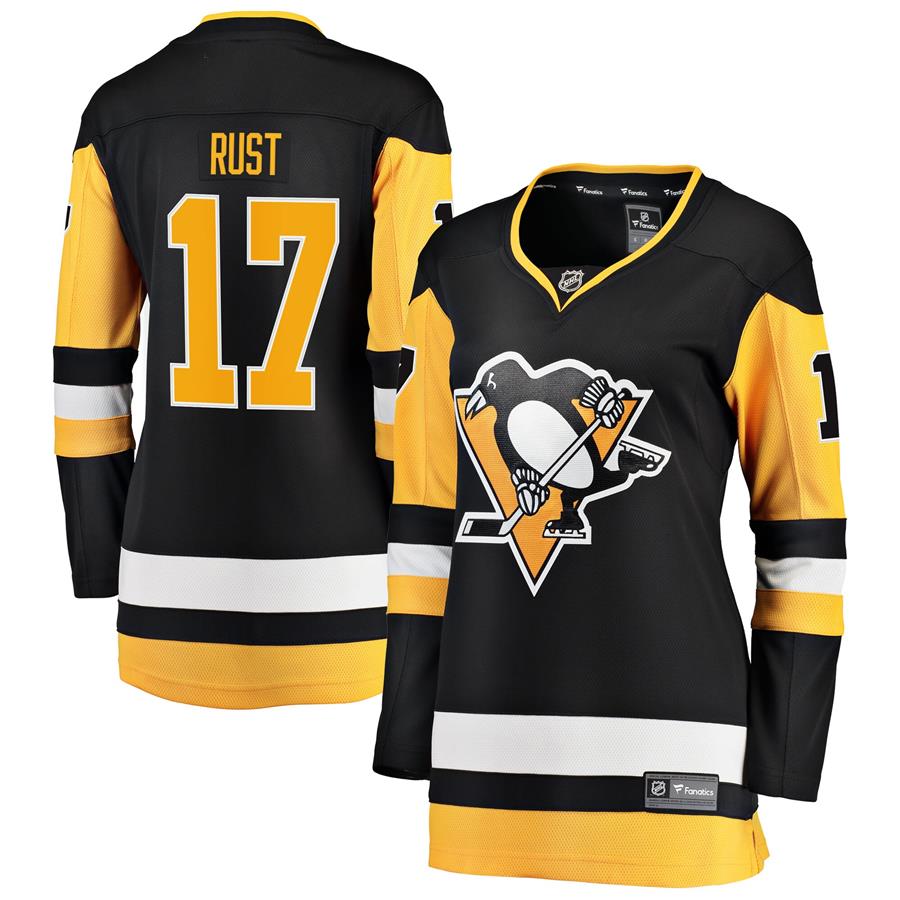 Bryan Rust Pittsburgh Penguins Fanatics Branded Women's Premier Breakaway Player Jersey - Black