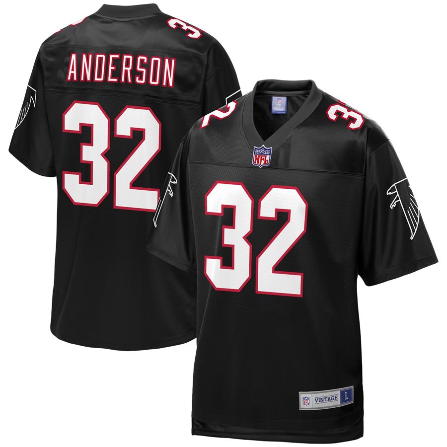 Jamal Anderson Atlanta Falcons NFL Pro Line Retired Player Jersey - Black