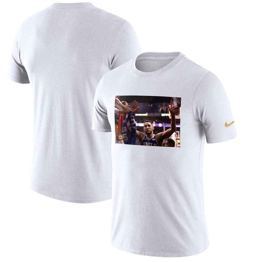 Ben Simmons Philadelphia 76ers Nike Player Pack Performance T-Shirt - White