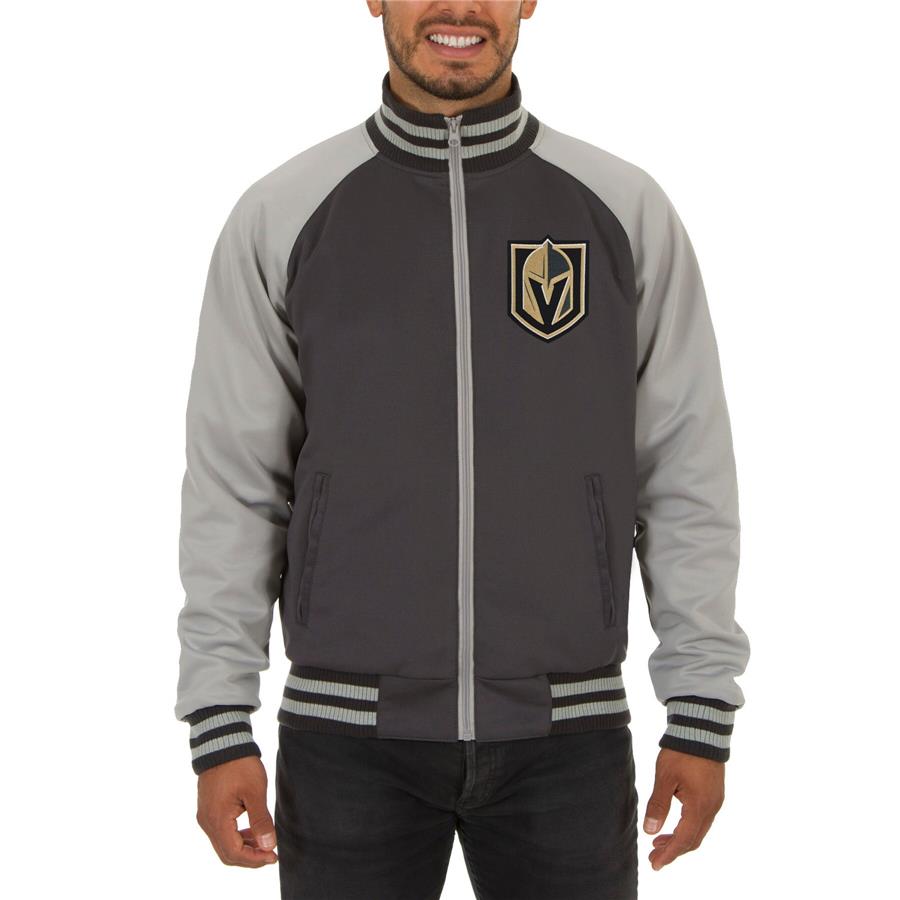 Vegas Golden Knights JH Design Reversible Track Jacket - Gray