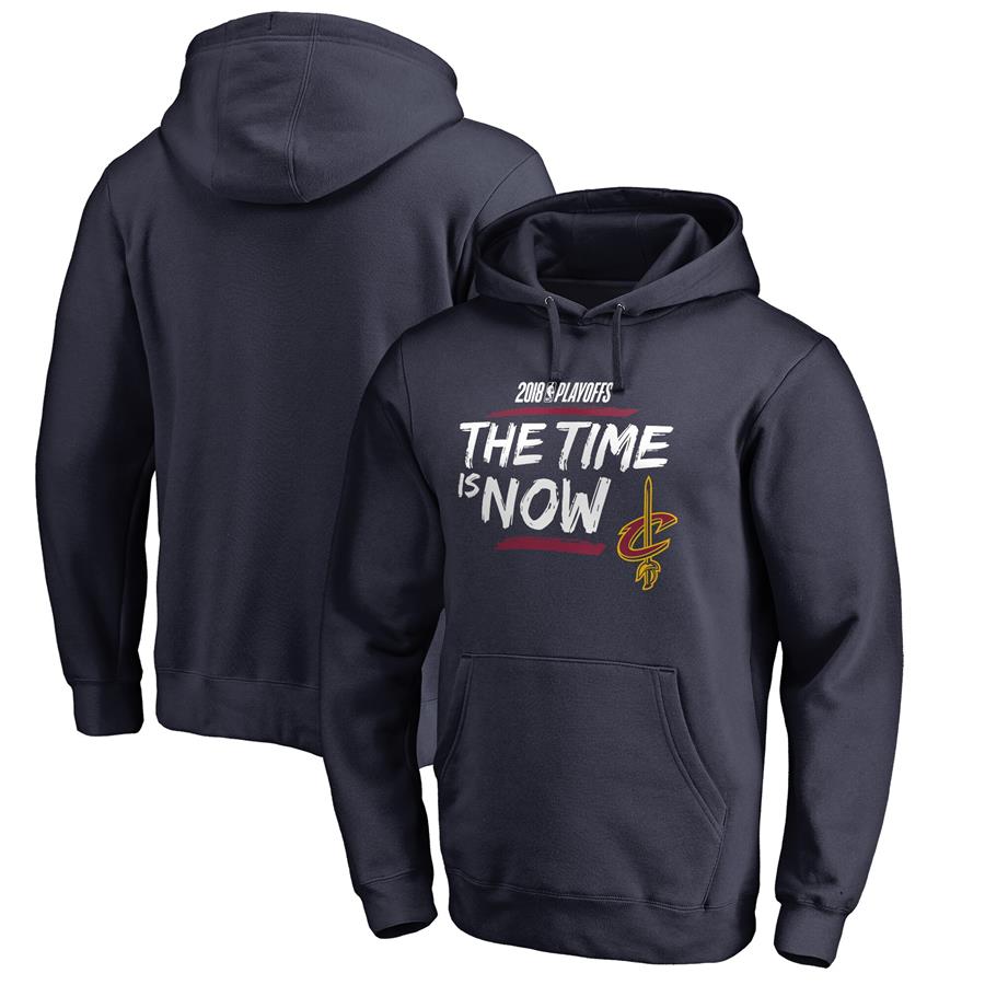Cleveland Cavaliers Fanatics Branded 2018 NBA Playoffs Bet Slogan Pullover Hoodie - Navy