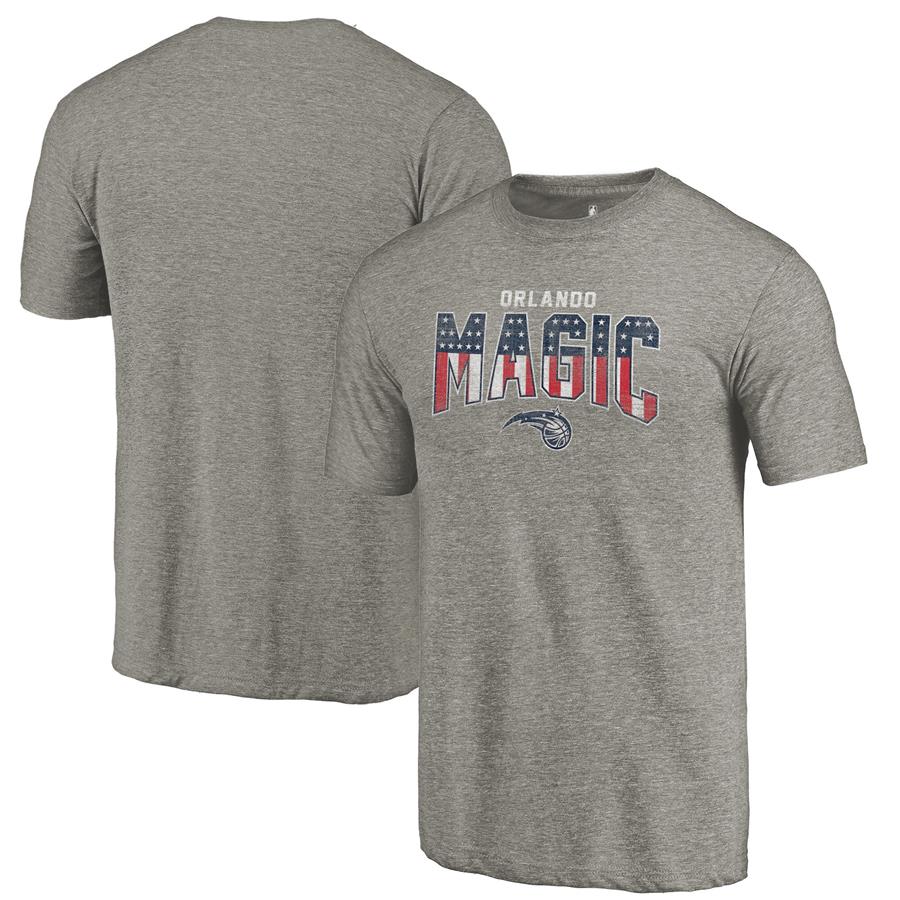 Orlando Magic Fanatics Branded Freedom Tri-Blend T-Shirt - Gray