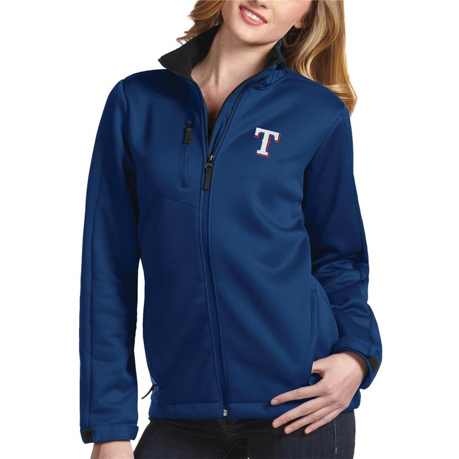 Texas Rangers Antigua Women's Traverse Jacket - Royal