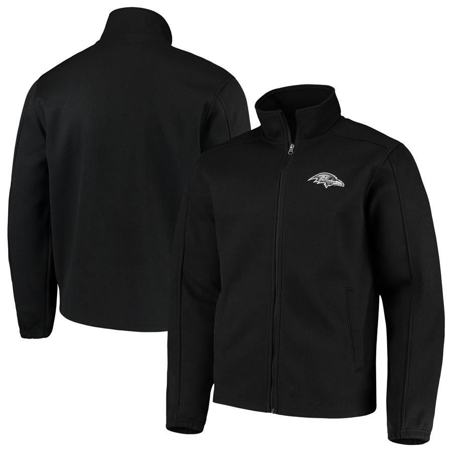 Baltimore Ravens G-III Sports by Carl Banks QR Audible Full-Zip Fleece Jacket - Black