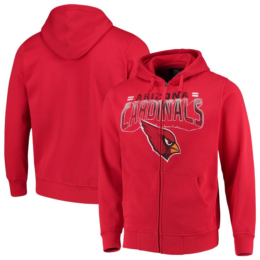 Arizona Cardinals G-III Sports by Carl Banks Perfect Season Full-Zip Hoodie - Cardinal