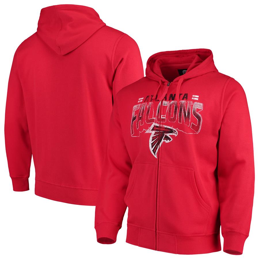 Atlanta Falcons G-III Sports by Carl Banks Perfect Season Full-Zip Hoodie - Red