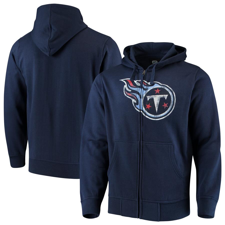 Tennessee Titans G-III Sports by Carl Banks Primary Logo Full-Zip Hoodie - Navy