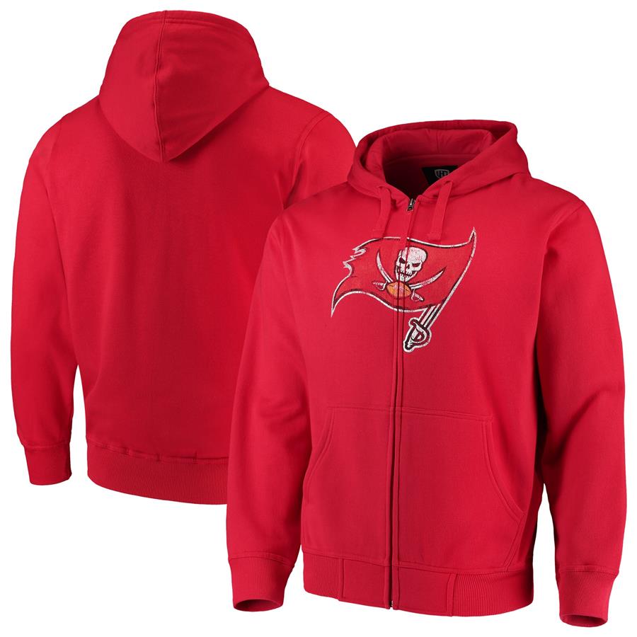 Tampa Bay Buccaneers G-III Sports by Carl Banks Primary Logo Full-Zip Hoodie - Red