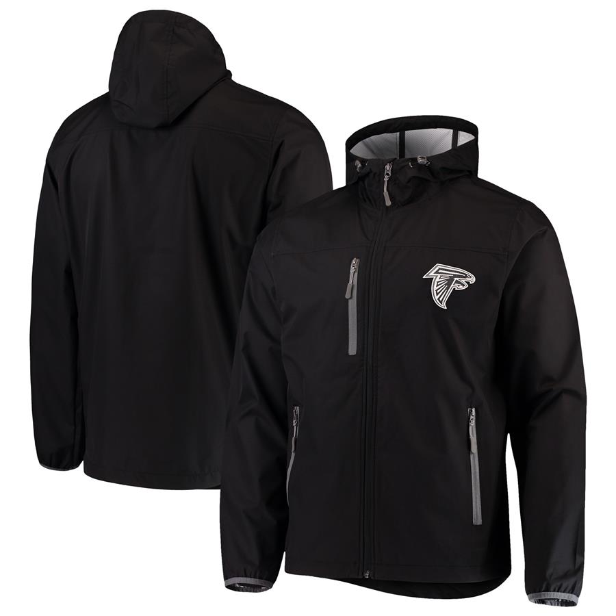Atlanta Falcons G-III Sports by Carl Banks Trick Play Full-Zip Hooded Jacket - Black