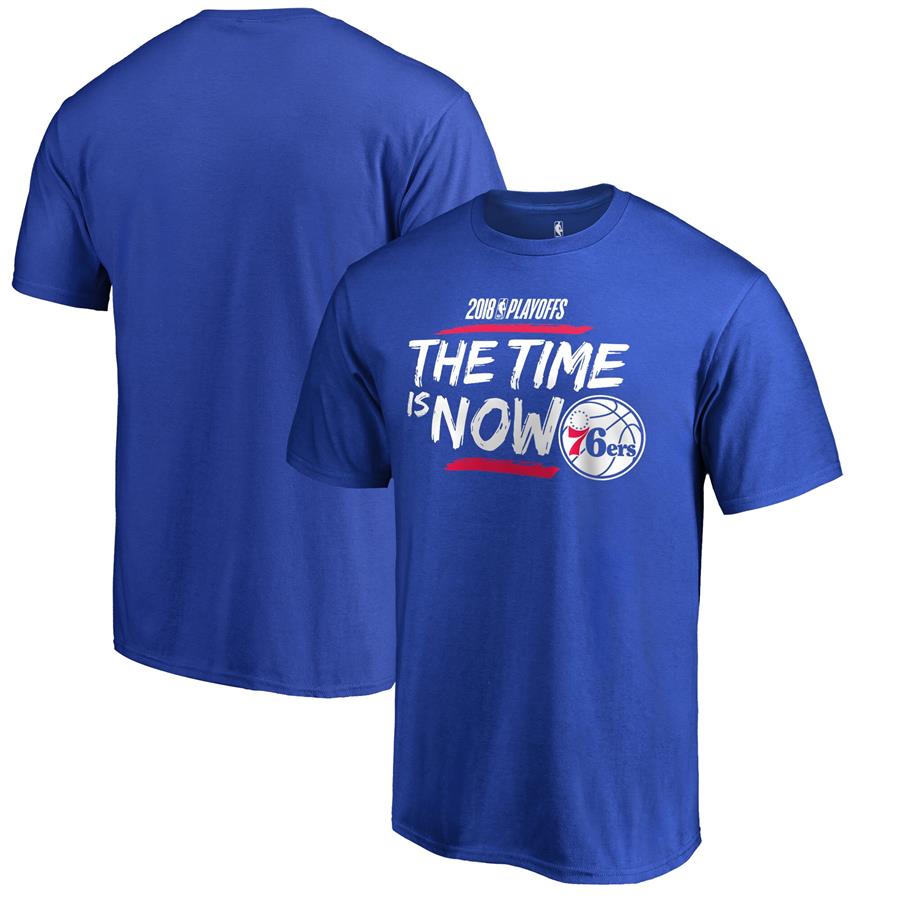 Philadelphia 76ers Fanatics Branded 2018 NBA Playoffs Bet Slogan T-Shirt - Royal
