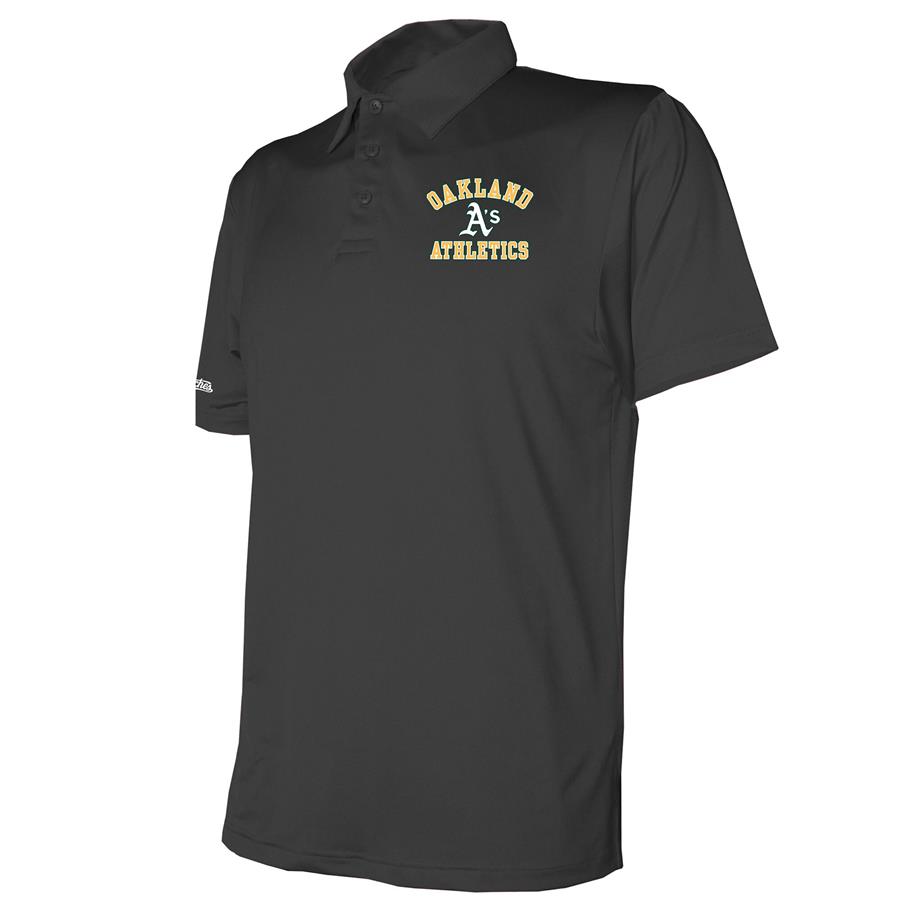 Oakland Athletics Stitches Polo - Black