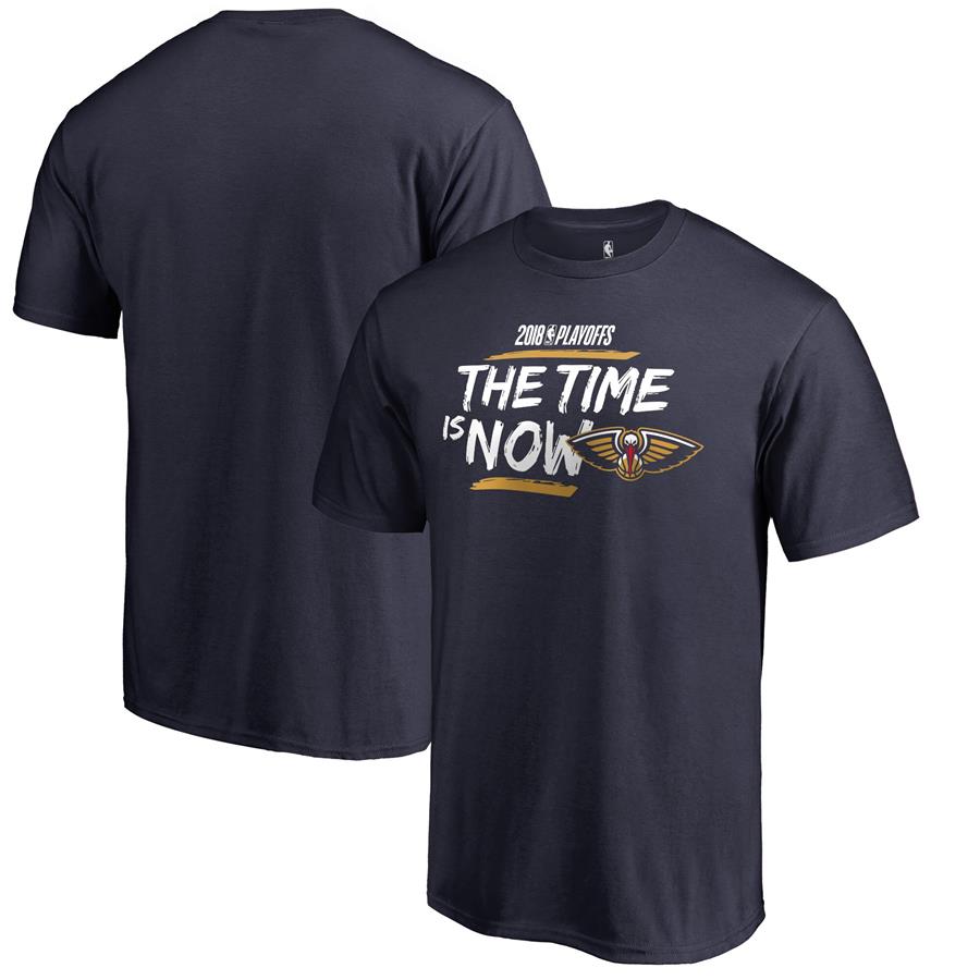 New Orleans Pelicans Fanatics Branded 2018 NBA Playoffs Bet Slogan T-Shirt - Navy