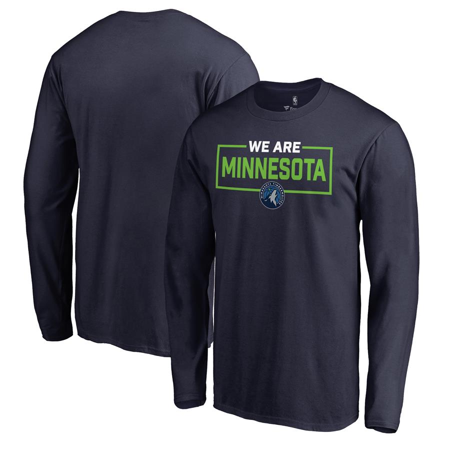 Лонгслив Minnesota Timberwolves Fanatics Branded We Are Iconic Collection (тёмно-синий)