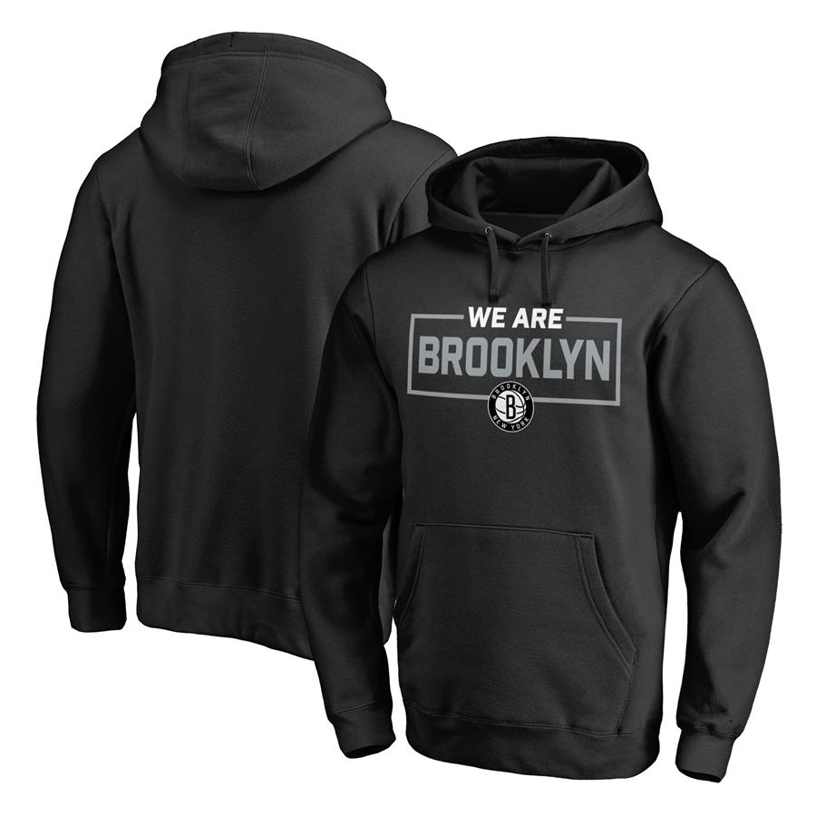Brooklyn Nets Fanatics Branded We Are Iconic Collection Pullover Hoodie - Black