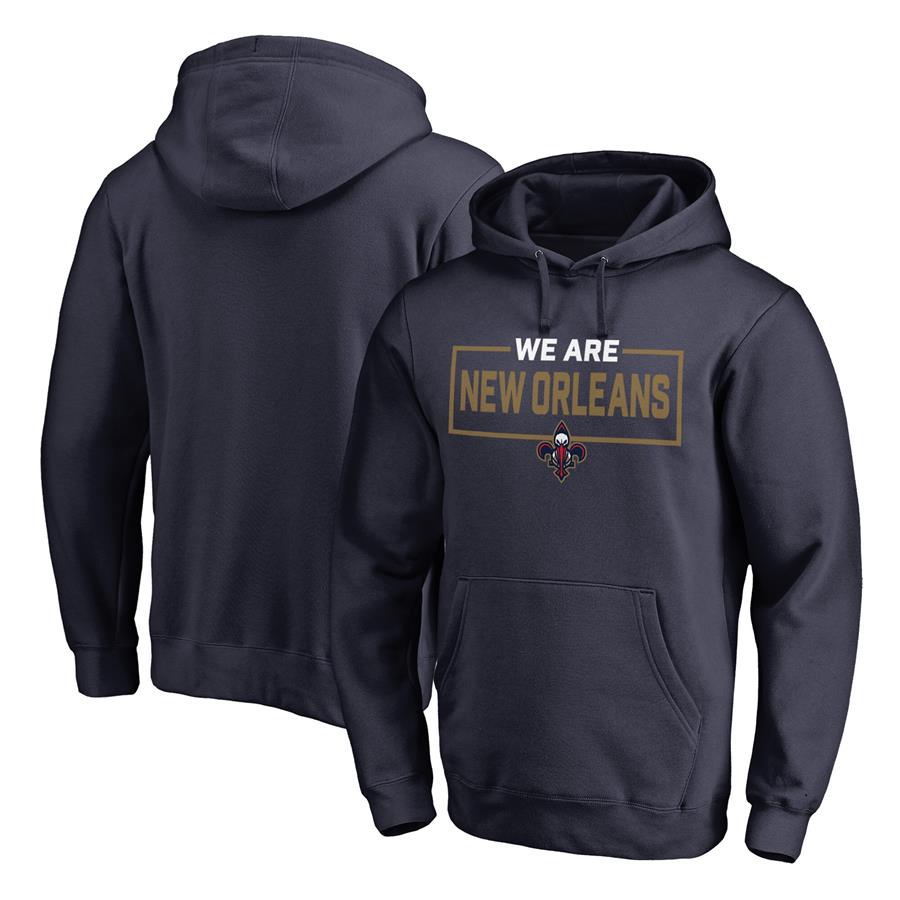 New Orleans Pelicans Fanatics Branded We Are Iconic Collection Pullover Hoodie - Navy