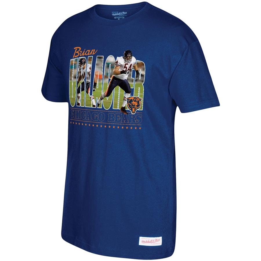 Brian Urlacher Chicago Bears Mitchell & Ness Photo Real T-Shirt - Navy