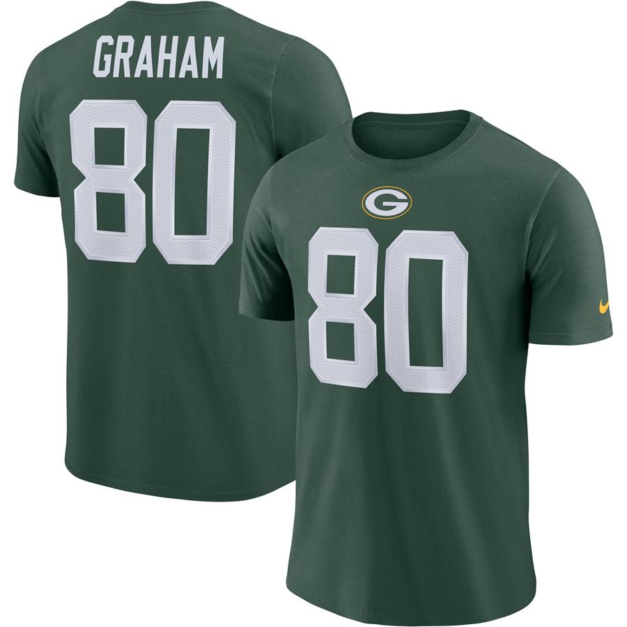 Jimmy Graham Green Bay Packers Nike Player Pride Name & Number Performance T-Shirt - Green
