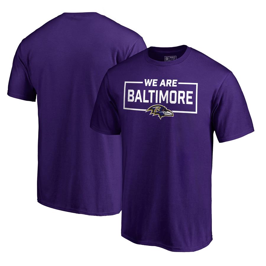 Baltimore Ravens NFL Pro Line by Fanatics Branded We Are Icon T-Shirt - Purple
