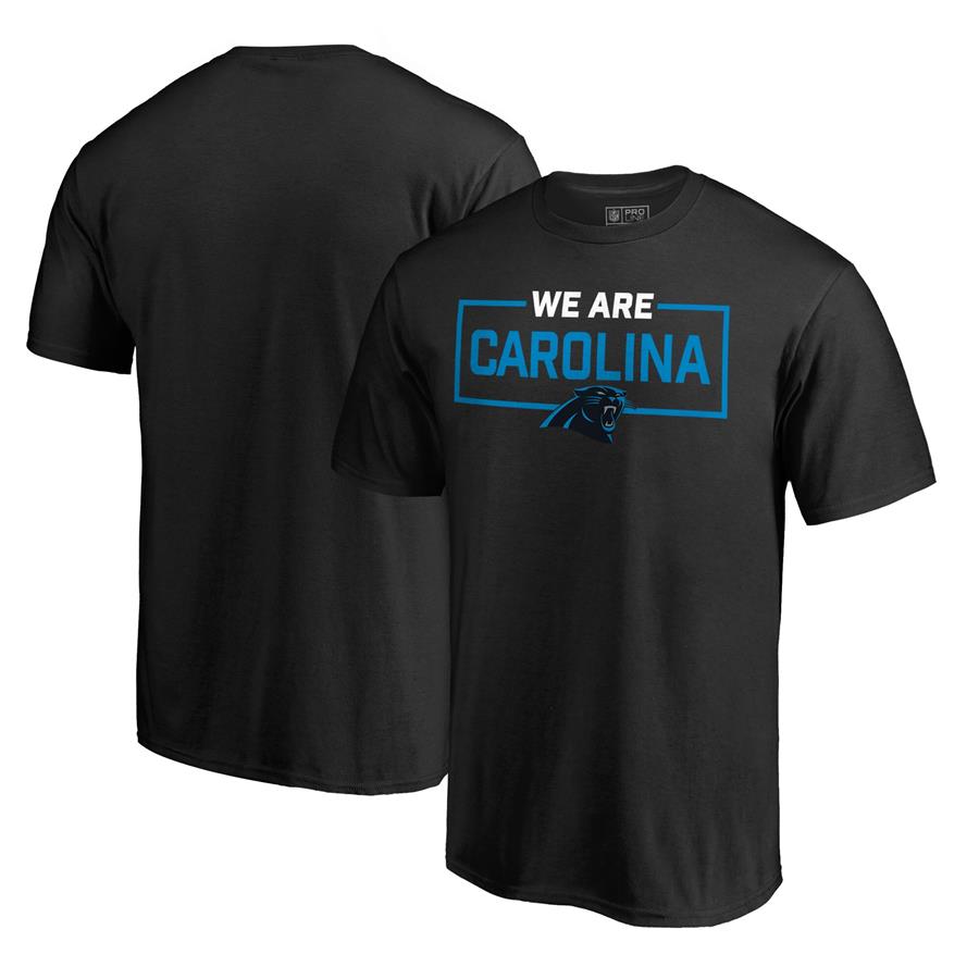 Carolina Panthers NFL Pro Line by Fanatics Branded We Are Icon T-Shirt - Black